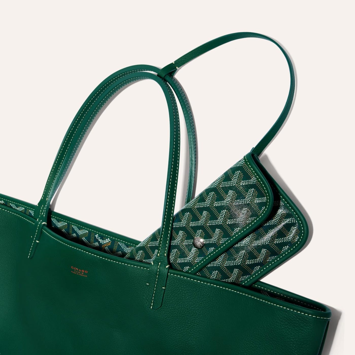 Goyard Anjou GM Tote Bag Green - Image 3